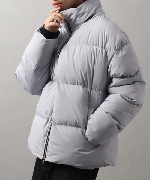 フットジョイ軽量防風防寒撥水ストレッチダウンジャケット L（薄いグレー系） welise（ウェライズ） ダウンジャケット ダウン 「welise/ウェライズ