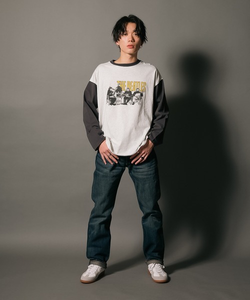 KITH The Beatles Tシャツ Sサイズ ブラック 希少美品 The Beatles tシャツ 「THE BEATLES/ザ・ビートルズ 」袖配色
