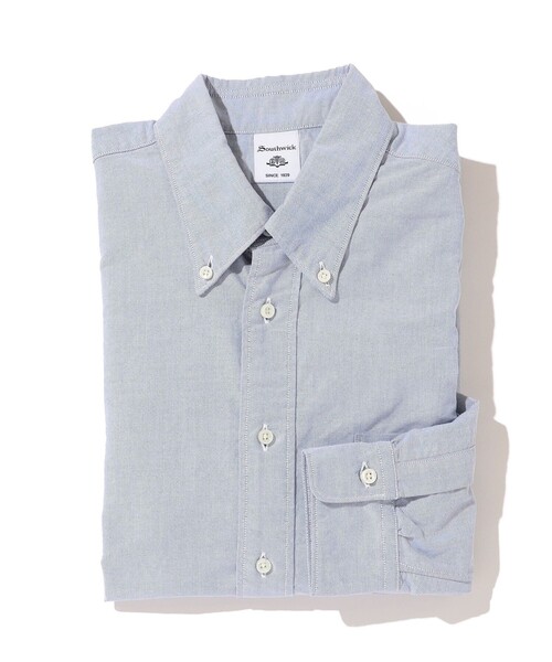 シャツ Southwick Gate Label: オックスフォード ボタンダウンシャツ メンズ