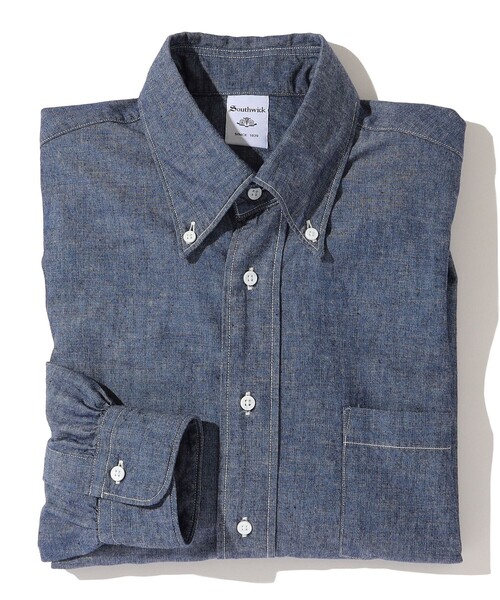 シャツ Southwick Gate Label: オックスフォード ボタンダウンシャツ メンズ