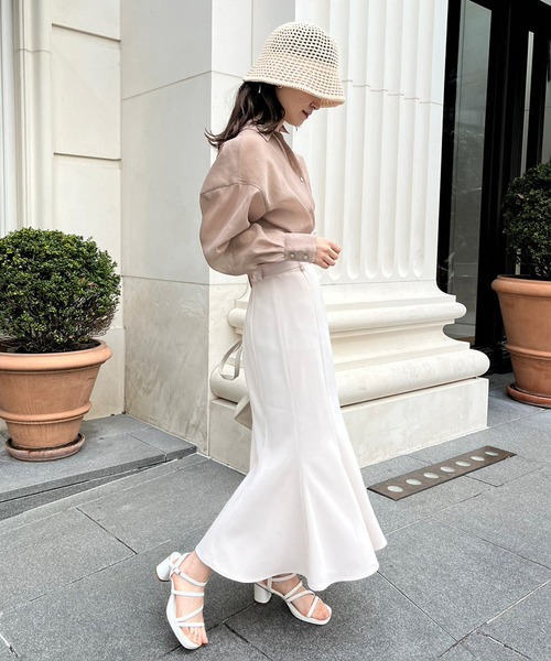 one after another NICE CLAUP スカート ハイウエストサイドスリット