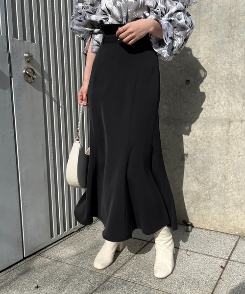 one after another NICE CLAUP ロング スカート ハイウエストサイド