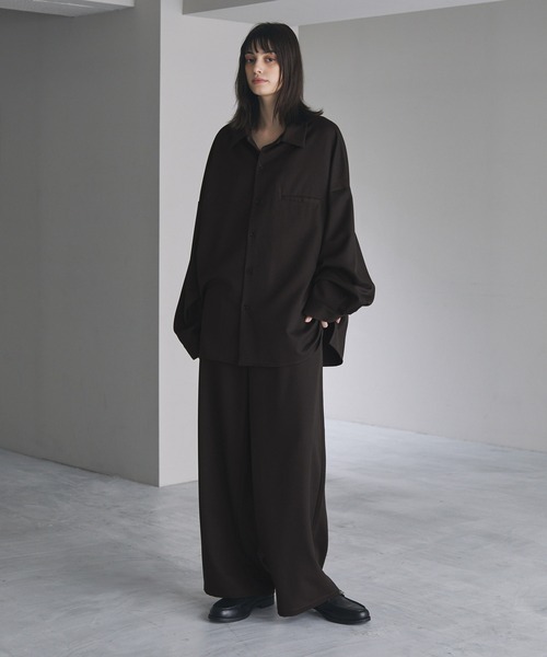 cussil（クシル） ワイドパンツ スラックス 「cussil/クシル」TR