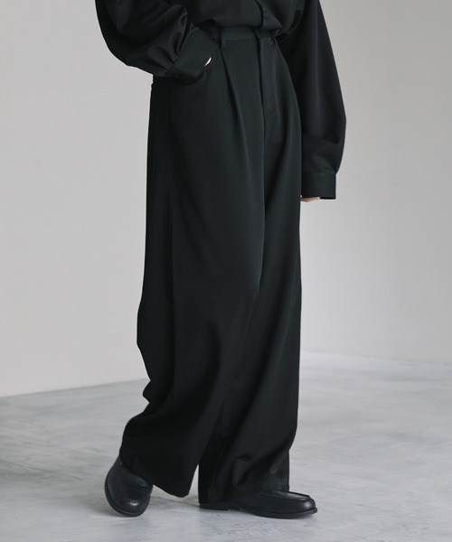 cussil（クシル） スラックス 「cussil/クシル」TRストレッチルーズ