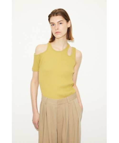 THROW by SLY tシャツ OPEN ARM RIB TOPS オープン アーム リブ