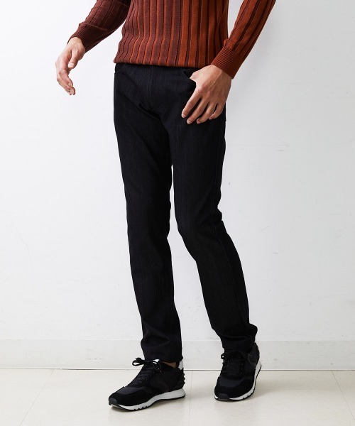 ミッシェルクランオム（MICHEL  HOMME）/【撥水】プレビアシャンブレー5ポケットパンツ MICHEL KLEIN HOMME（ミッシェルクラン オム） パンツ 「撥水