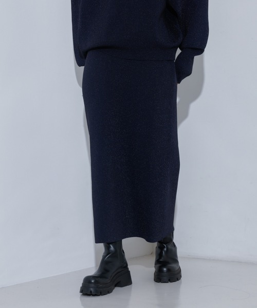 NOMINE（ノミネ） スカート 「セットアップ対応可」ラメプレーティング