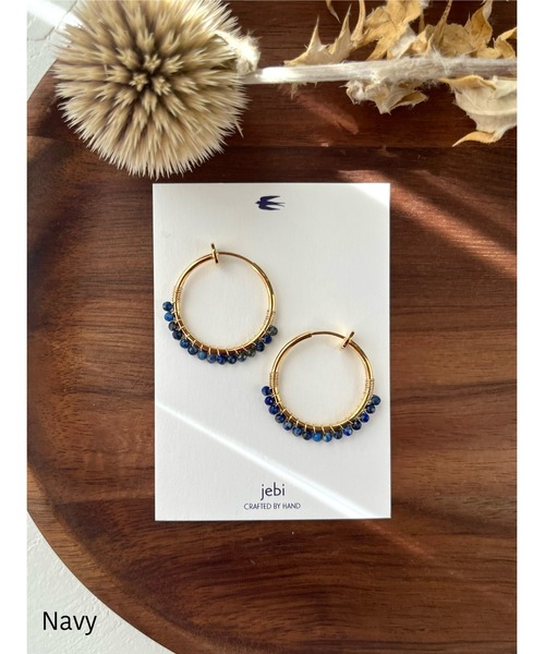 Myosotis☺︎ 1点作品☺︎ バイカラームーンストーンフープイヤリング Myosotis様専用☺︎ 1点作品☺︎ バイカラームーンストーンフープ