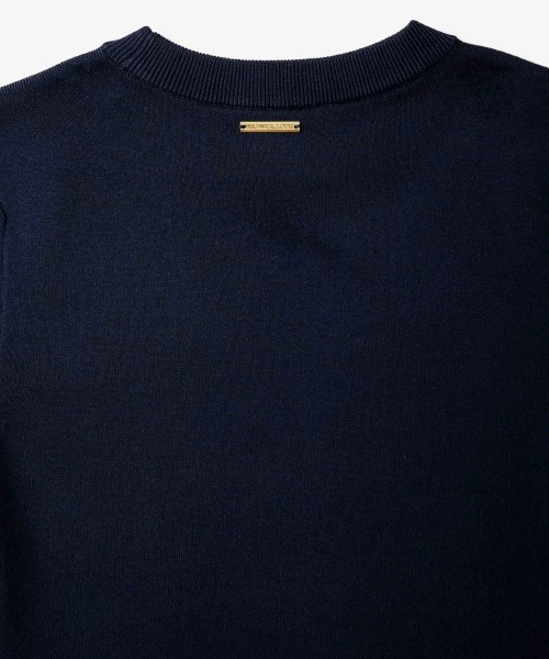 ニット MKテープ SS クルーネック トップス レディース : 81446705  