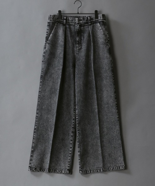 SITRY ジーンズ 1Tuck Wide Straight Denim Pants/1タック