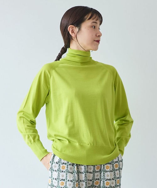 yuni ニット セーター FF30タートルネックプルオーバー