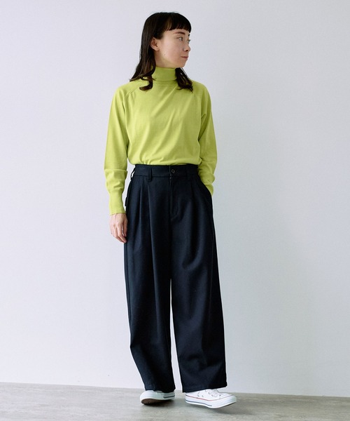 22AW FF30 タートルネックプルオーバー グレー 22AW✨ドゥーズィエムクラス FF30 タートルネックプルオーバー