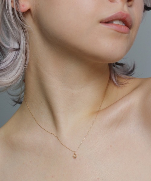 【美品】cui-cui ダイヤモンド ネックレス cui-cui ネックレス ダイヤモンド | K10YG 「Web限定