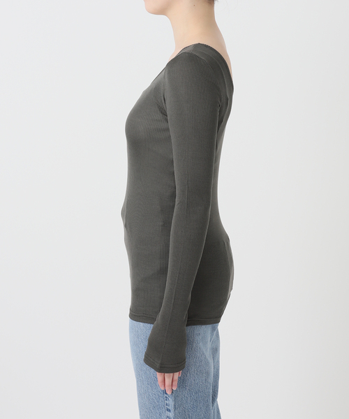 EMILY WEEK（エミリーウィーク） tシャツ シルクテレコリブプル