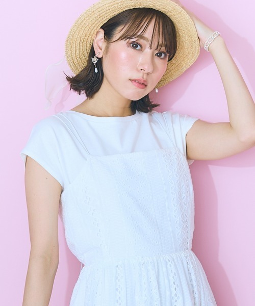 marun ワンピース 「大きいサイズ」 アイレットレース