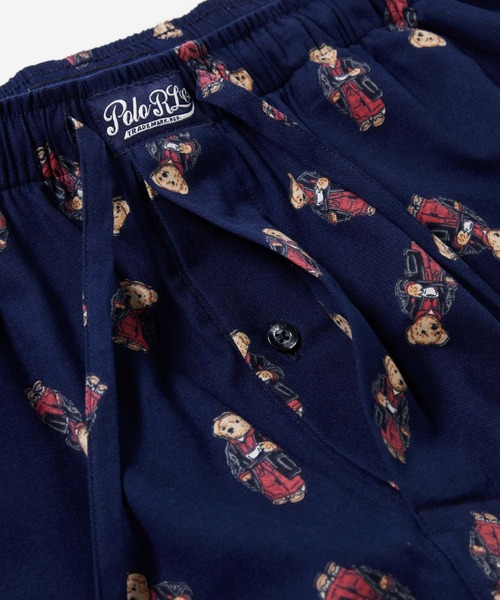 Ralph Laurenポロベア総柄ピローケース2点セット○200918f8