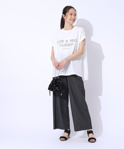 Cutie Blonde tシャツ 「洗える」ぽこぽこアソートロゴトップス