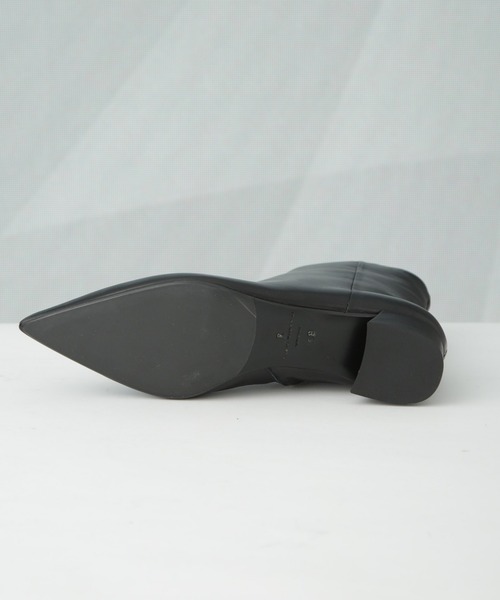 FABIO RUSCONI ポインテッドヒールショートブーツ 36 FABIO RUSCONI