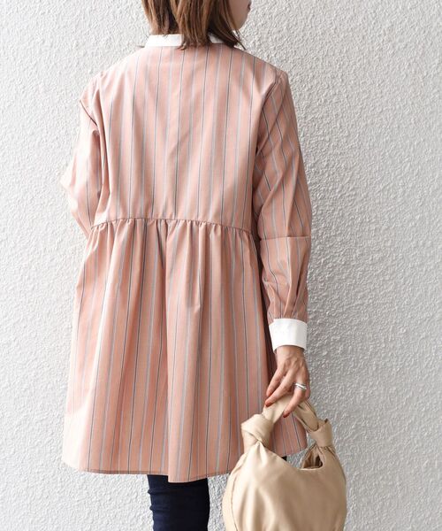 「SHIPS any」 長袖ブラウス ONE SIZE ピンク レディース SHIPS 「SHIPS」 長袖ブラウス ONE SIZE ベビーピンク