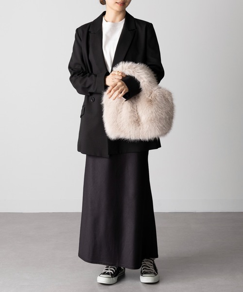 SETUP7（セットアップセブン） ハンドバッグ 「SETUP7」フェイクファー