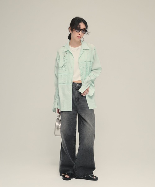 nae.Wide Loose Jeans デニム Wide Loose Jeans_Light Blue | Na.e