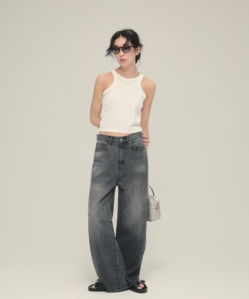 デニム・ジーパン MONILE JEANS ゲス GUESS GUESS x Marilyn Monroe WIDE DENIM PANT （MEDIUM