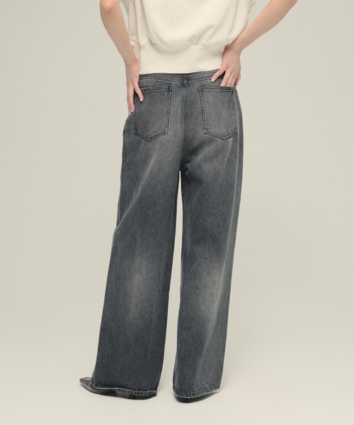ジーンズ デニム デニムパンツ 「eL」Loose wide Denim Pants