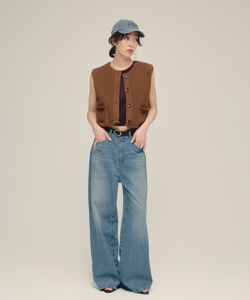 ジーンズ デニム デニムパンツ 「eL」Loose wide Denim Pants