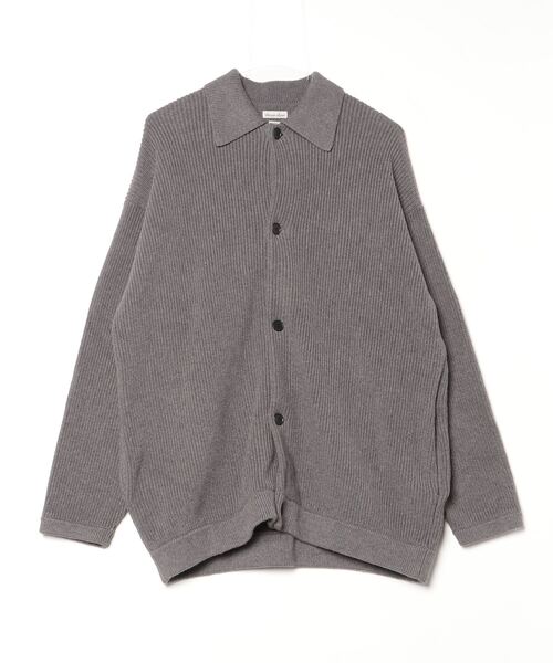 ★【steven alan 】★スティーブン　アラン　カーディガン　L グレー スティーブンアランカーディガングレー