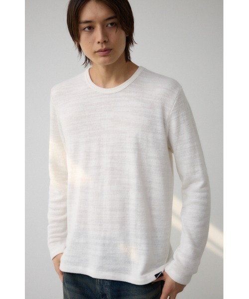 AZUL BY MOUSSY（アズールバイマウジー） tシャツ 起毛スラブ長袖