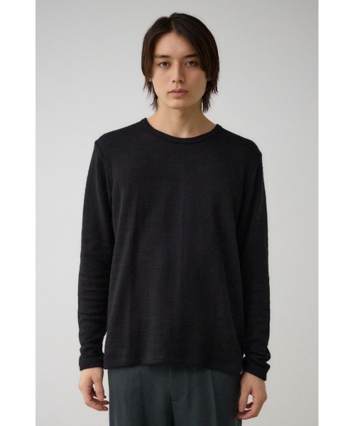 トップス ebure Black Crew Neck Top ブラック系 ebure (Women)のトップス | レディース | 三越伊勢丹