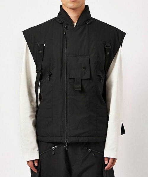 HYOD ヒョウドウ　STI530 iD VEST フーデッドベスト Fake Fur Hunting Vest（フェイクファー ハンティングベスト