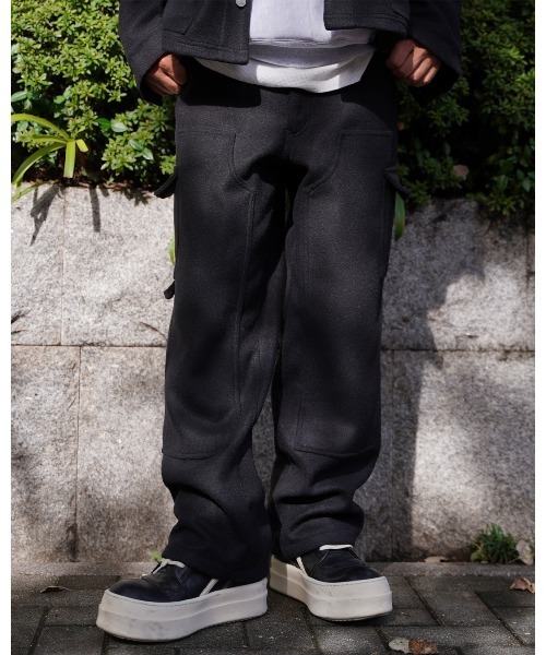 tricot COMME des GARCONS アンゴラ混ウール カーゴパンツ tricot COMME des GARCONS アンゴラ混ウール カーゴパンツ