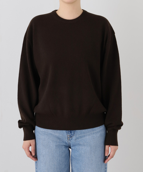 【美品】  Deuxieme Classe / ドゥーズィエムクラス | 2024AW | Charlotte クルーネック プルオーバー ニット | F | レッド | レディース Charlotte クルーネック プルオーバー（ニット/セーター）｜Deuxieme