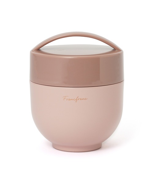 ★フランソワ～出品★ Francfranc 弁当箱 ロゴ ランチジャー 540ml ピンク : ZOZOTOWN