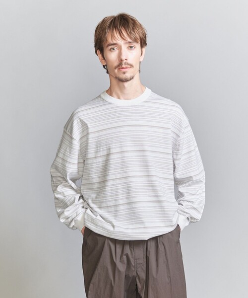 aiiです！　BEAUTY&YOUTH ニット レトロ パターン クルーネック ニット ‐ウォッシャブル‐