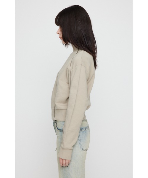 LAGUAGEM スウェットジャケット LAGUA GEM トレーナー スウェット CURVE ZIP レディース