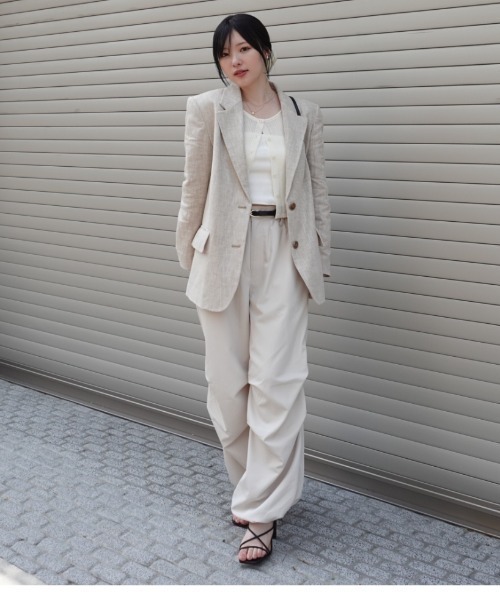 カーゴパンツ tuck loose parachute pants（タックルーズ