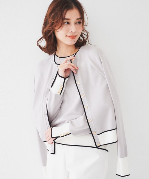AYさま専用 UNTITLED カーディガン 「アンサンブル可能/6色展開」スパン