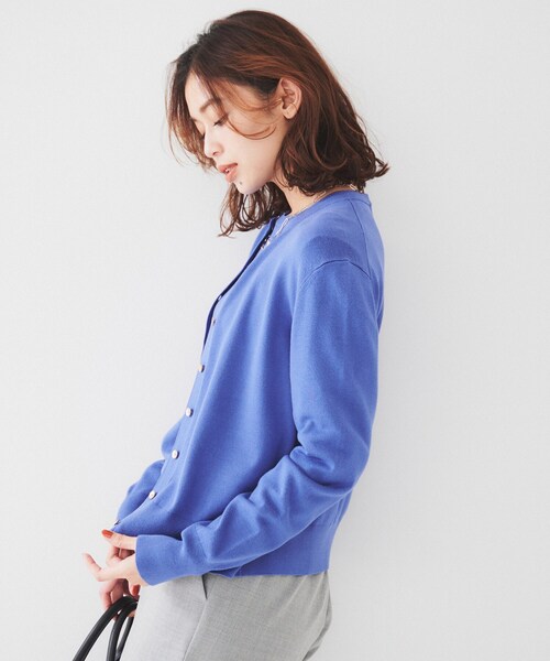 UNTITLED カーディガン 「アンサンブル可能/6色展開」スパン