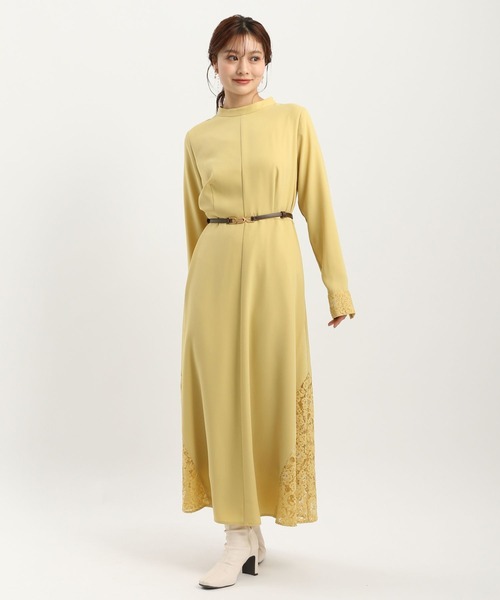 Andemiu（アンデミュウ） ワンピース 「選べる着丈」スソレース