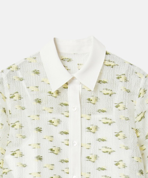 LE CIEL BLEU（ルシェルブルー） ワンピース フラワージャカードドレス