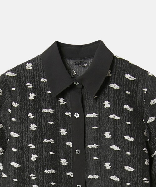 LE CIEL BLEU（ルシェルブルー） ワンピース フラワージャカードドレス