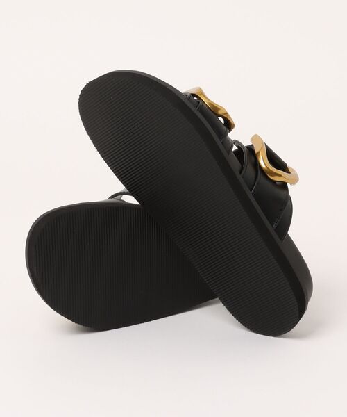 CHARLES ＆ KEITH サンダル Gabine ガビーヌ バックルレザー