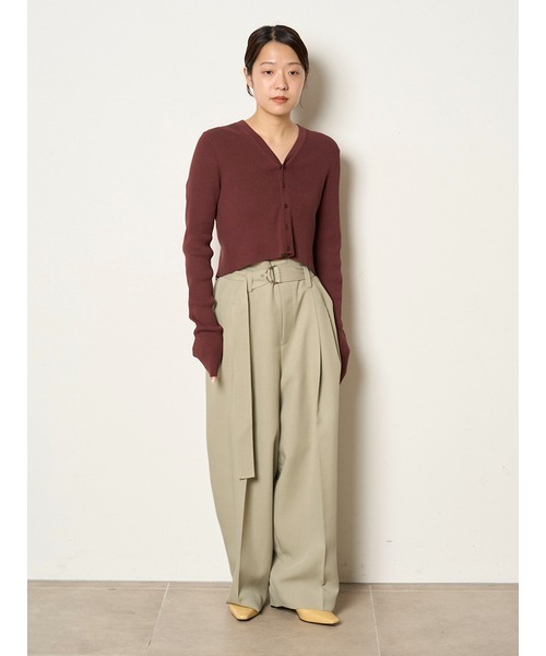 ★MIESROHE★パンツ ハイフォルム２タックＰＴ レディース