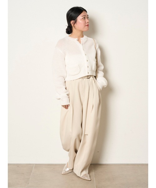 ★MIESROHE★パンツ ハイフォルム２タックＰＴ レディース