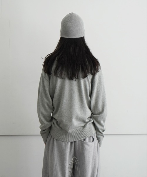 KAIKO 「KAIKO」 Vネックニット 2 ブラック メンズ : ZOZOTOWN