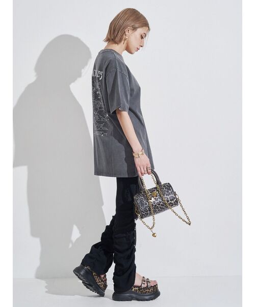 EVRIS サンダル バックルモチーフスニーカーサンダル レディース