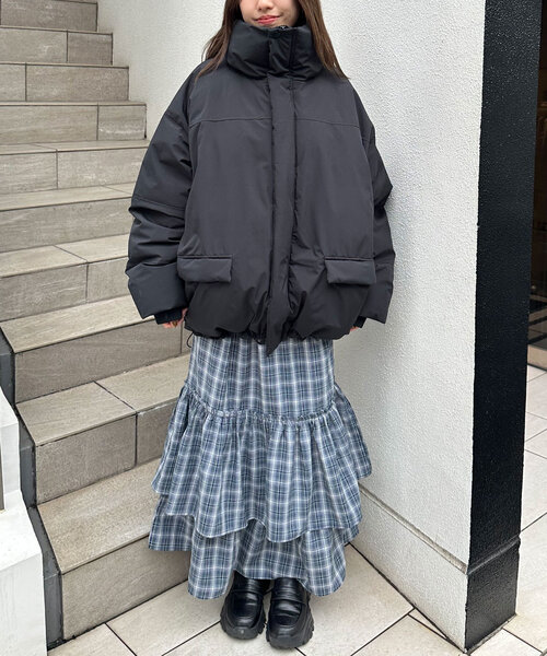 「CIAOPANIC」 ブルゾン MEDIUM ブラック レディース_画像9