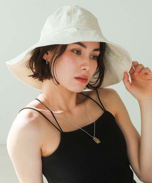 Bou Jeloud キャップ 帽子 ツバヒロキルトハット レディース